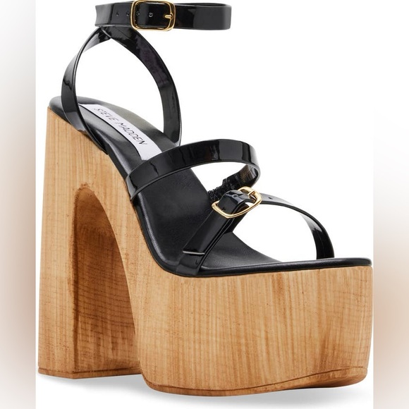 Steve Madden Lilia Ankle Strap Platform Heel Sandal - Picture 1 of 7